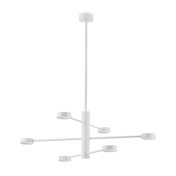 Потолочный светильник 6*GX53 48Вт Белый IP20 Tactic FR5363CL-06W Freya