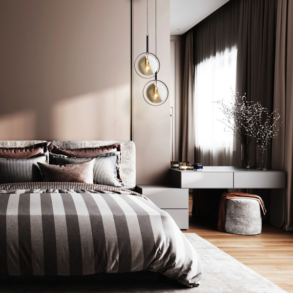 Подвесной светильник с плафоном 1*E14 60Вт золотой, черный IP20 Gallo (50121/1 черный) Eurosvet