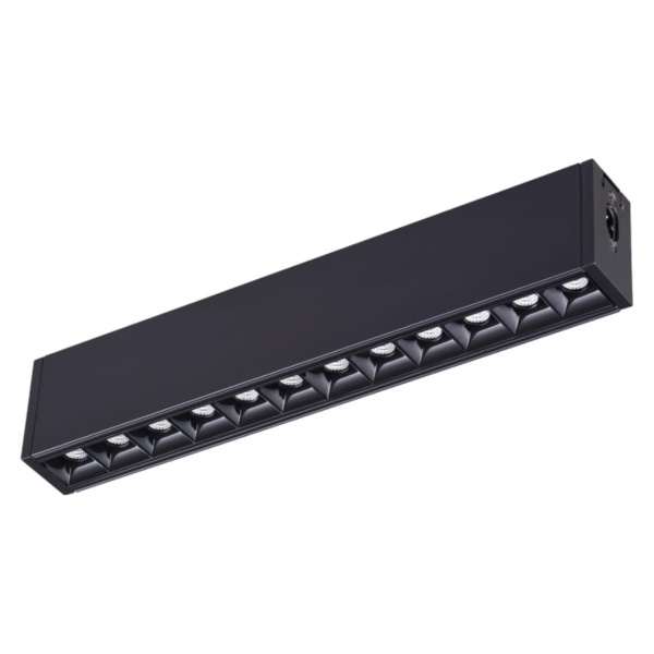 Св-к Троффер IP20 LED 4000K 12W 24V RATIO черный NOVOTECH