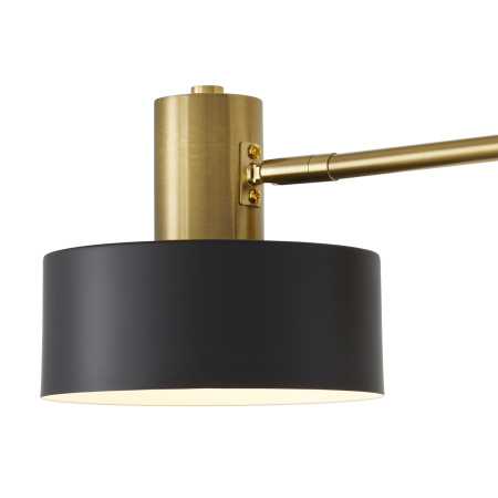 Настенный светильник (бра) 1*E27 60Вт Черный и Латунь IP20 Izza FR4008WL-01BBS Freya