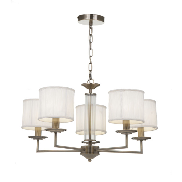 Люстра 5*E14 40Вт Бронза IP20 Felina FR2006PL-05BZ Freya