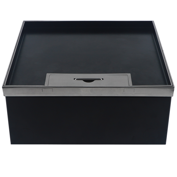 Donel Лючок в пол 18 мод. (6 мод. 45х45 мм. + 6 мод. 22.5х45 мм.) верт. установка, металл, в уровень с напольным покрытием