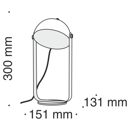 Настольная лампа 6Вт 3000K Черный IP20 Hygge MOD047TL-L5B3K Technical