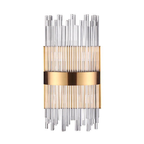 Бра G9 4*33W 220V FOCCO бронзовый/стекло/прозрачный ODEON LIGHT