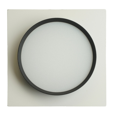 Светильник потолочный встраиваемый, 15W 230V GX53, белый + черный, квадрат, без лампы, DL506 Feron