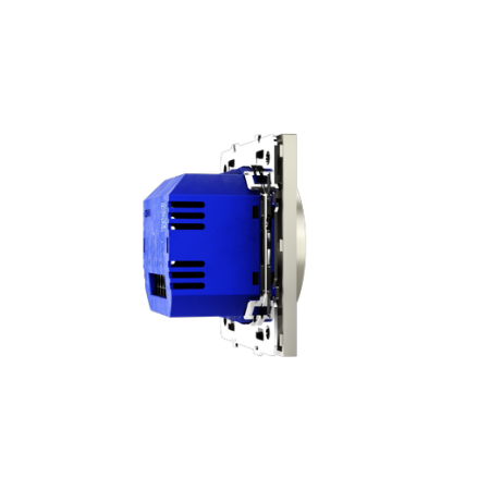 Терморегулятор электронный Voltum S70 с индикацией и датчиком, для теплого пола, (шелк)