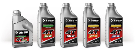 EXTRA 4Т-10W40 полусинтетическое масло для 4-тактных двигателей, 1 л ЗУБР