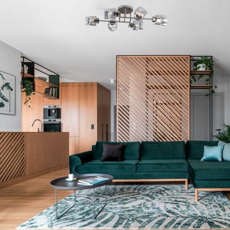 Потолочная люстра 6*E27 40Вт чёрный жемчуг IP20 (30165/6 черный жемчуг) Eurosvet