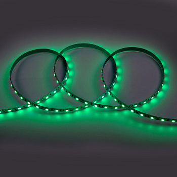 Лента св/д 12V 14.4W/m 60led/m IP20 зеленый интерьерный 5м General