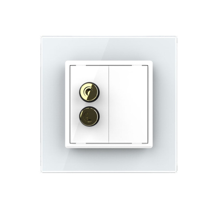 Розетка акустическая SOUND Белая Livolo