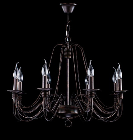 Люстра 8*E14 60Вт Коричневый IP20 Velia FR2046-PL-08-BR Freya