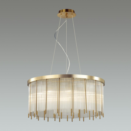 Люстра E14 10*40W YORK золото/металл/стекло ODEON LIGHT