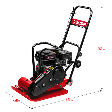ГРУНТ-15 виброплита бензиновая, 15 кН, ЗУБР