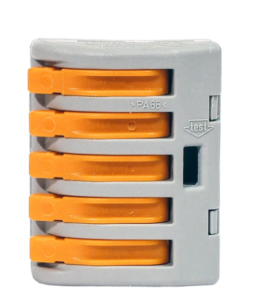 Клемма (5х0,08-2,5мм2 с рычажком) (40шт) Wago