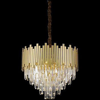 Люстра подвесная Бронзовый/Прозрачный E14 12*40Вт WE137.12.503 WERTMARK