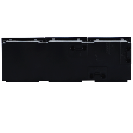 Donel Розетка 3х2К+З нем.ст., 45 гр., с з/ш, черн. (135х45мм), серия (тип) DF6