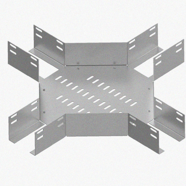 Лоток крестообразный глухой КМГ 50х50 УХЛ1, оцинкованный лист S1,5