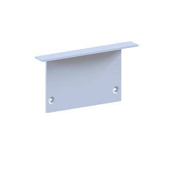 Donel Боковая заглушка для профиля DN18529 Цвет: Белый матовый RAL9003,Серия:DN8ALE