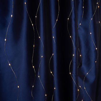 Светодиодная гирлянда Feron CL591 занавес 3*3м + 3м 5000К USB, прозрачный шнур