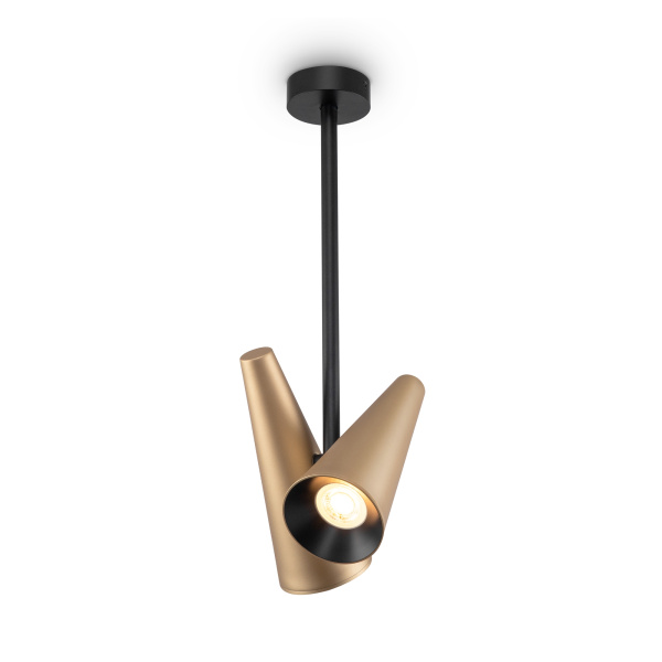 Потолочный светильник 2*GU10 50Вт Латунь IP20 Giro MOD095CL-02BS Maytoni