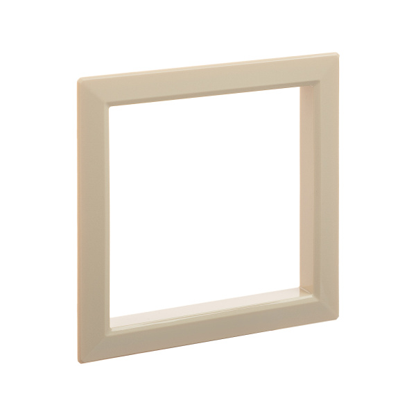 Декоративная вставка для металлических рамок "Avanti", бежевая, 1 пост (2 мод.) DKC