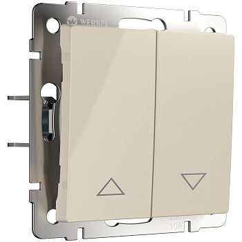 Выключатель жалюзи (слоновая кость) СУ IP20 Werkel