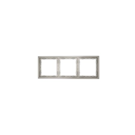 Рамка пластиковая Voltum S70 на 3 поста, (кашемир)