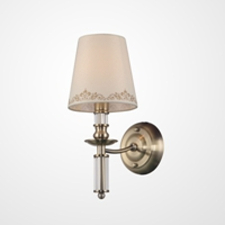 Настенный светильник (бра) 1*E14 40Вт Латунь IP20 Ksenia FR2539WL-01BS Freya