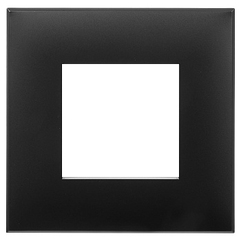 Рамка "Avanti", "Черный матовый", 1 пост (2 мод.) DKC