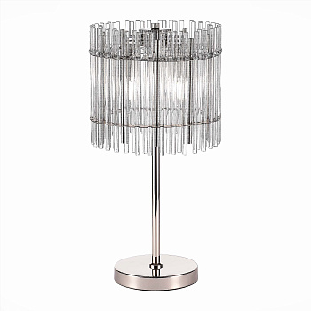 Прикроватная лампа Никель/Прозрачный E14 3*40Вт SL1656.104.03 ST LUCE