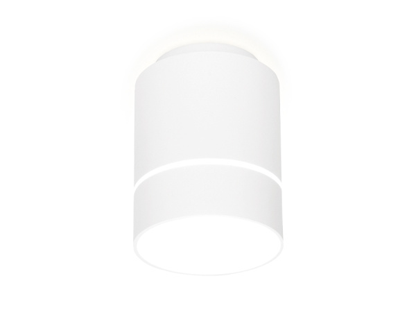 Накладной светодиодный точечный светильник TN255 WH/S белый/песок LED 4200K 7W D80*110 Ambrella Light