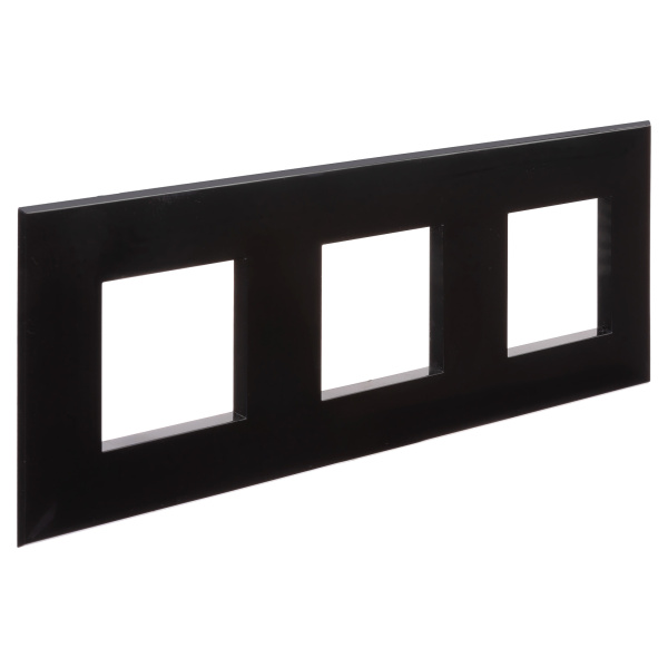 Рамка "Avanti", "Черный квадрат", 3 поста (6 мод.) DKC