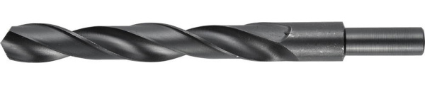 ТЕХНИК 17.0х184мм, Сверло по металлу, проточенный хвостовик, сталь Р4М2, класс В ЗУБР