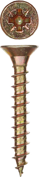 Саморезы СУ-Ж универсальные, 40 х 6.0 мм, 16 шт, желтый цинк, ЗУБР