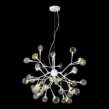 Люстра подвесная Белый/Прозрачный G4 36*1,5Вт WE241.36.003 WERTMARK