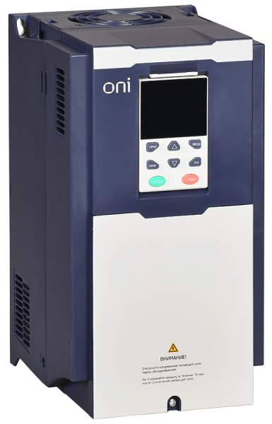 Преобразователь частоты K750 380В 3Ф 7,5-11кВт 17-25А со встроенным тормозом ONI