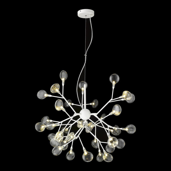 Люстра подвесная Белый/Прозрачный G4 36*1,5Вт WE241.36.003 WERTMARK