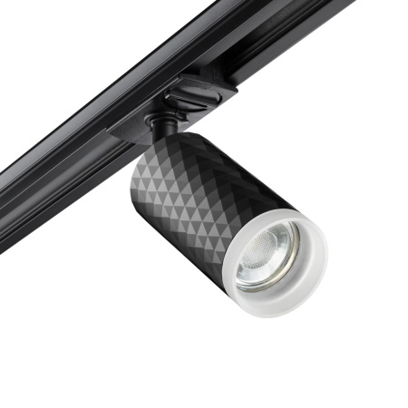 Св-к трековый однофазный двухжильный IP20 GU10 9W 220V BRILL черный NOVOTECH