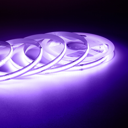 192ОО Общее освещение светодиодной лентой 5м, 24В, 11Вт/м, COB, 352д/м, IP20, фиолет APEYRON
