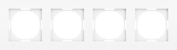 Donel A07 глянцевый белый рамка 4-я, серия DB