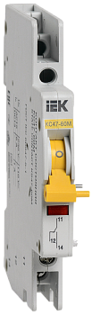 Контакт состояния КС47-60М на DIN-рейку для ВА47-60M IEK