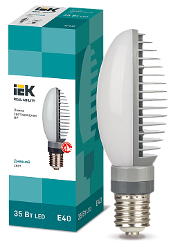 Лампа светодиодная HP 35Вт 120град 230В 5000К E40 поворотный цоколь IEK