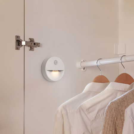 Светильник с датчиком движения Feron FN1221 0,5W, белый