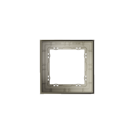 Рамка стеклянная Voltum S70 на 1 пост, (шелк, стекло)