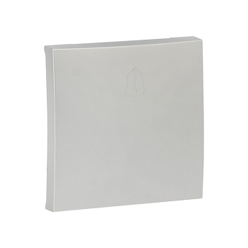 Валенсия Лицевая панель кнопки звонка 10А сталь EKF