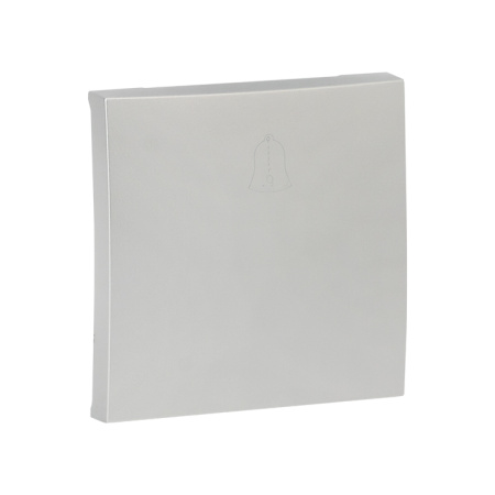 Валенсия Лицевая панель выключателя проходного 1-кл, 10А сталь EKF