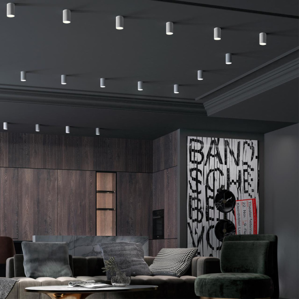 Св-к накл.IP20 GU10 9W 235V ELINA белый NOVOTECH