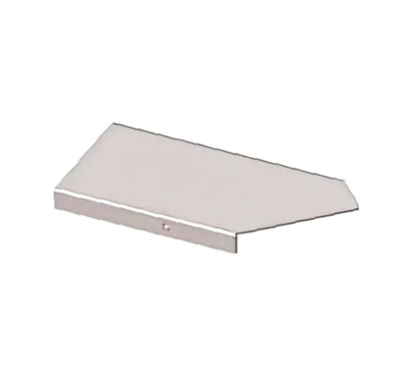 Крышка к угловому лотку КЛУ 600-135 УХЛ1 поворот на 135, оцинкованный лист S1,5