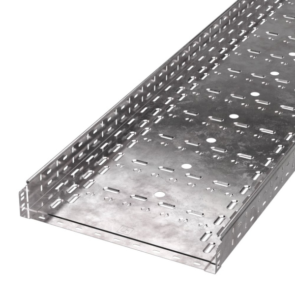 Лоток перфорированный Стандарт 500х80х3000 (1,0 мм) (6 м/уп) Промрукав