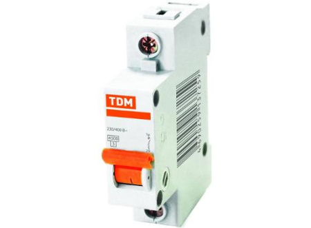 Выключатель автоматический ВА МОД ВА47-63 1П 16А 4,5кА С TDM